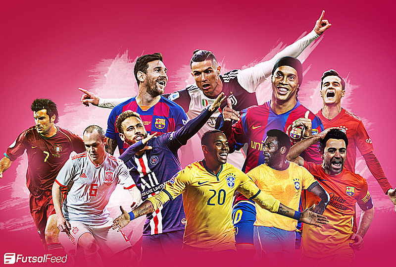 Download Two of the greatest soccer players of all time: Messi and Ronaldo  Wallpaper