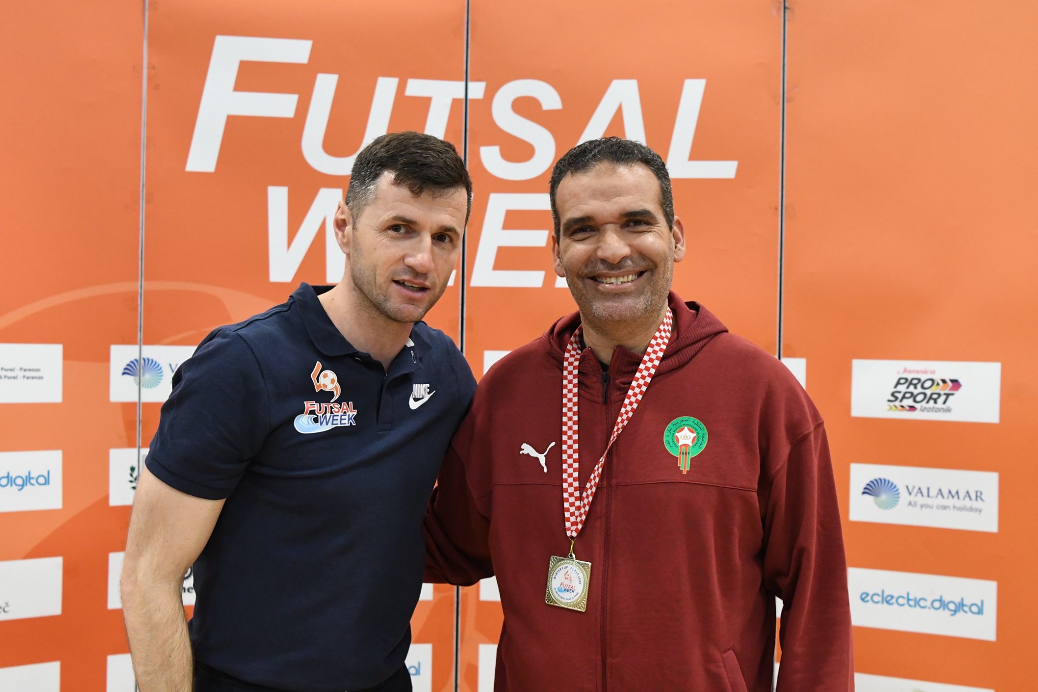 Morocco head coach Hicham Dguig