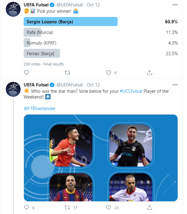 UEFA Futsal Twitter